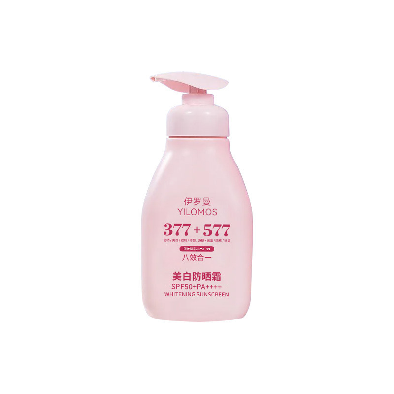 Iroman blanqueador protector protector solar de aislamiento de ocho efectos en uno para brillo, hidratación, blanqueador protector solar fabricantes de cabello