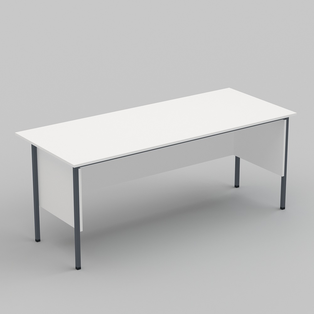 Mesa de acero y madera de comercio exterior simple mesa de personal negro fábrica de muebles de oficina transfronterizos mayorista Europa y América suministro de Oriente Medio