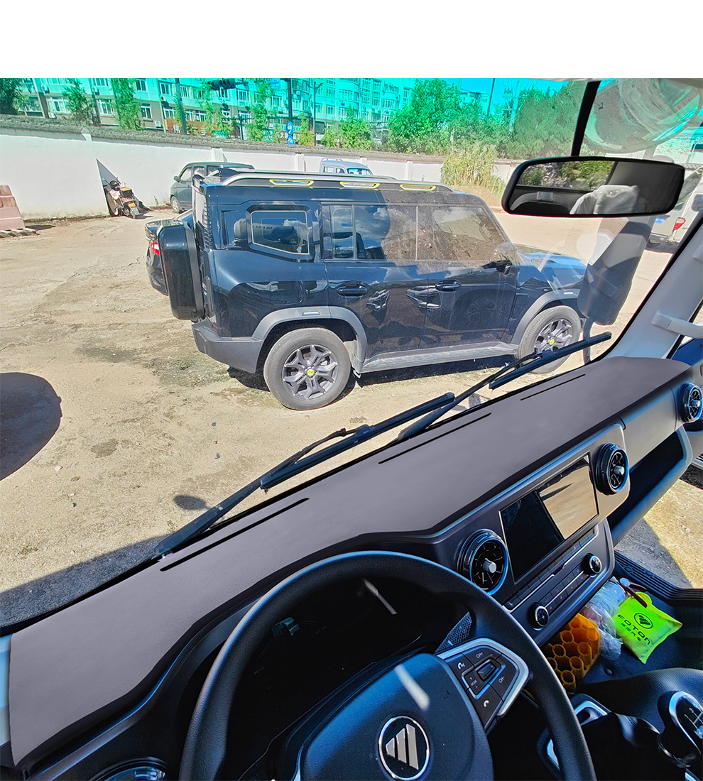 Foton dashboard mat, light-blocking mat for Foton O'MARK S1/S3, Zhilan, Zhiying, Aoling, CTS, Express, New Express