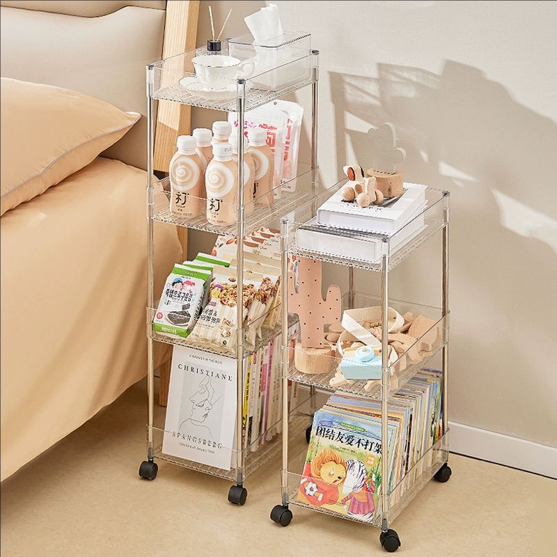 Bathroom Floor Storage Rack Bathroom Gap Storage Rack Movable Cart Toilet Gap Kitchen Storage Rack