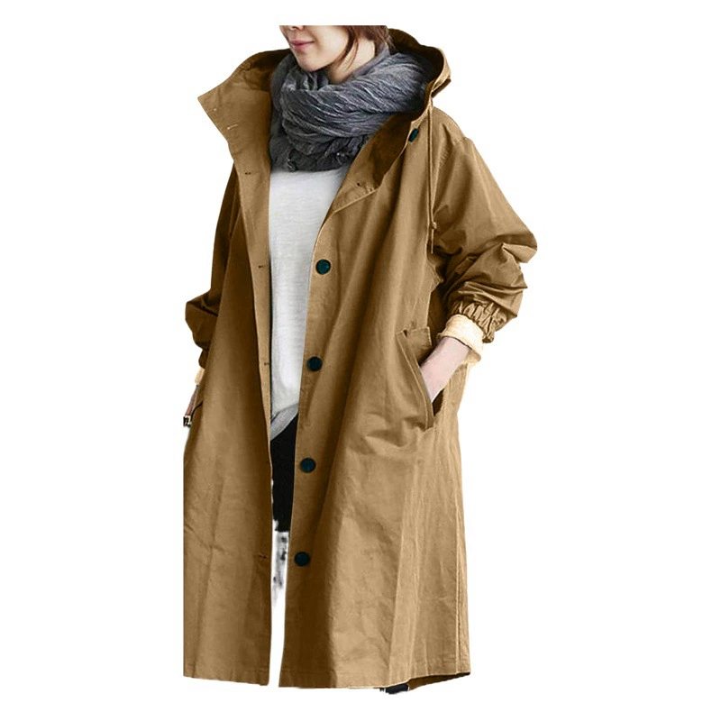 Осенний Повседневный стиль Тренч женский средней длины Маленький 2020 новый элегантный Талия 8 цвет 8 размер с длинным рукавом