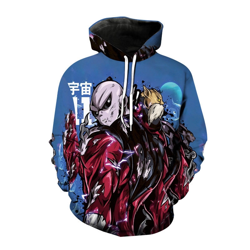 Moda transfronteriza europea y americana estilo casual día juvenil Dragon Ball impresión digital 3D para hacer un suéter con capucha