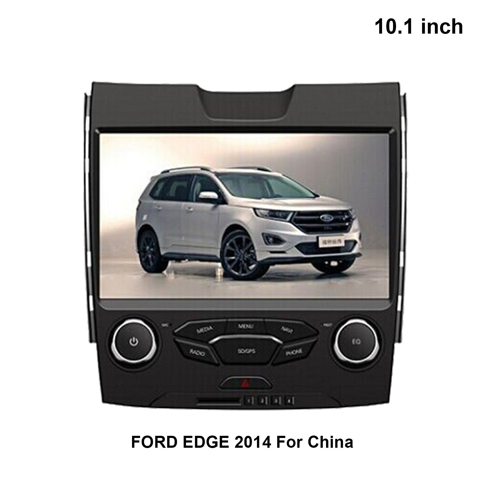 Applicable to sharp world 10.1 inch vertical screen HD reversing display IPS image DVD Android car intelligent navigator