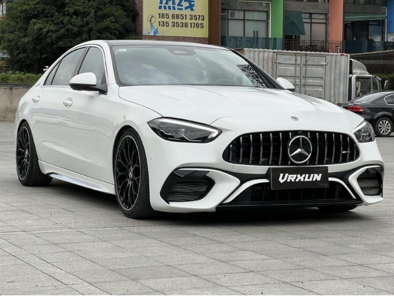 Applicable to 22-25 Mercedes-Benz c 200 260 W206 changed to 24 c63amg simple narrow body to surround the front bumper net cover