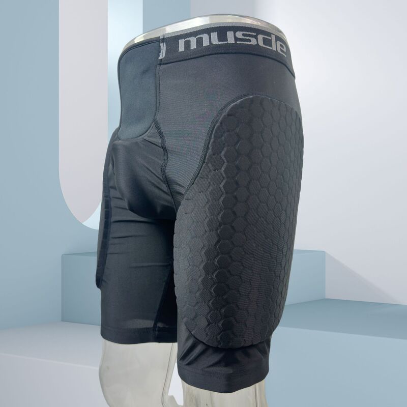 Cycling Thigh Protection Shorts, Off-Road Motorcycle Anti-Fall Pants, Basketball Sports Equipment, Butt Protection, Sponge Protective Gear
