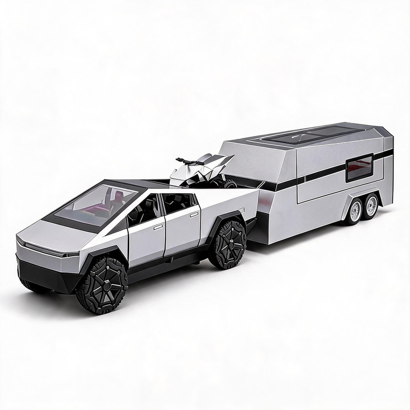 Remote Control 1:32 Scale Pickup Truck Alloy Model with Steering, Sound, and Light Features, a Great Item for Home Parent-Child Interaction and Leisure Play