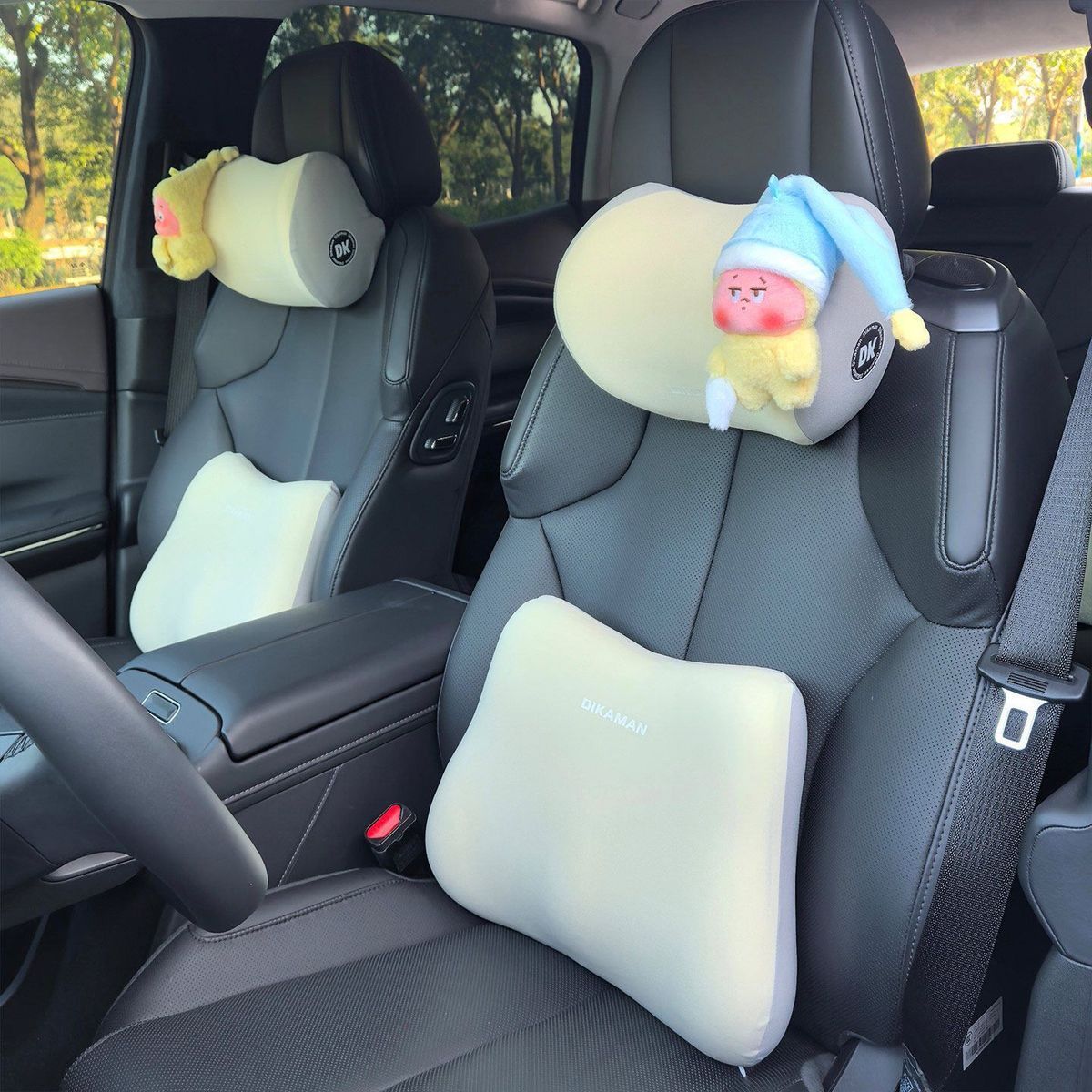 2026 New Model Car Headrest Memory Foam Car Seat Neck Pillow Cute Car Neck Support Pillow