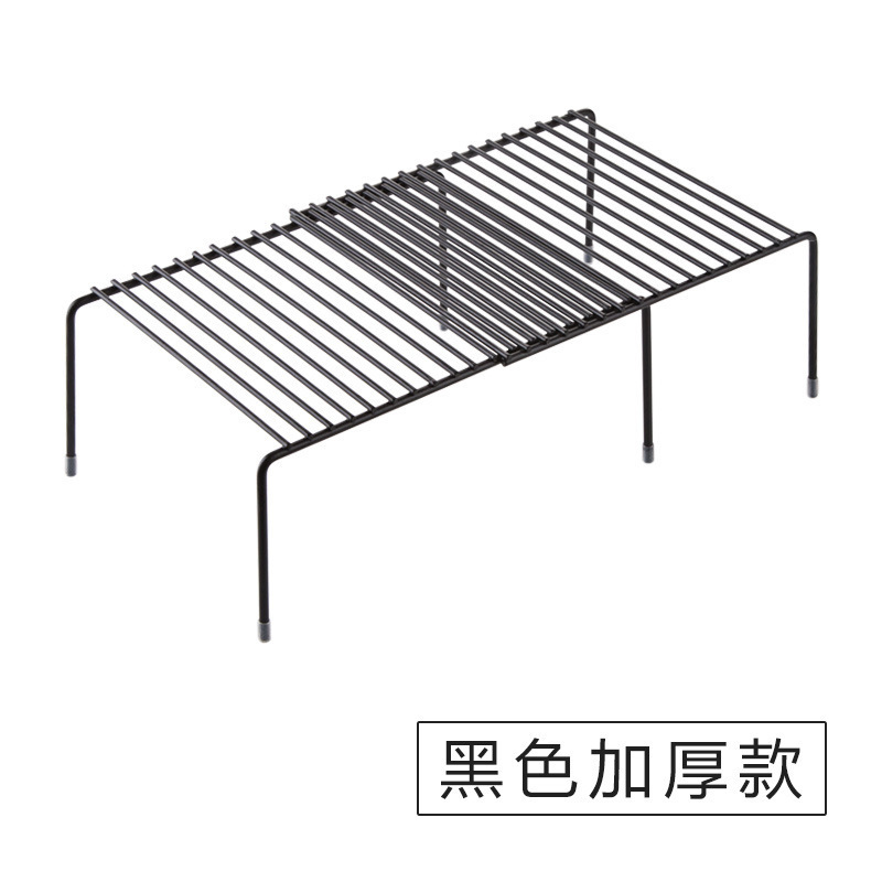 可伸缩置物架分层置物架铁艺橱柜多功能伸缩组合放锅储物厨具|undefined