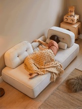 綿羊派對客廳豆腐模塊組合沙發可變床小戶型家庭卧室公寓陽台雙人