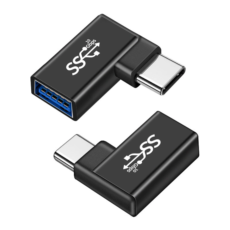 Тип-C к USB90 градусов локоть мобильный телефон Тип-C адаптер usb3.0otg конвертер U дисковый адаптер