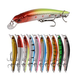 10 color floating water Mino Luya bait 10cm/8.3g bionic fake bait plastic hard bait fishing gear fishing bait fake bait