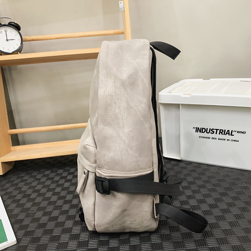Mochila de cuero suave para hombre, tendencia de la moda, ocio, mochila para computadora de viaje de gran capacidad, mochila escolar para estudiantes universitarios, venta al por mayor para mujeres