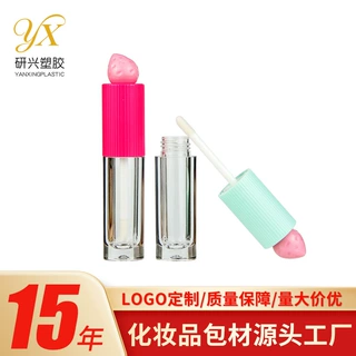 DIY唇釉管空管草莓造型盖唇油管透明唇彩管彩妆化妆品包材定制