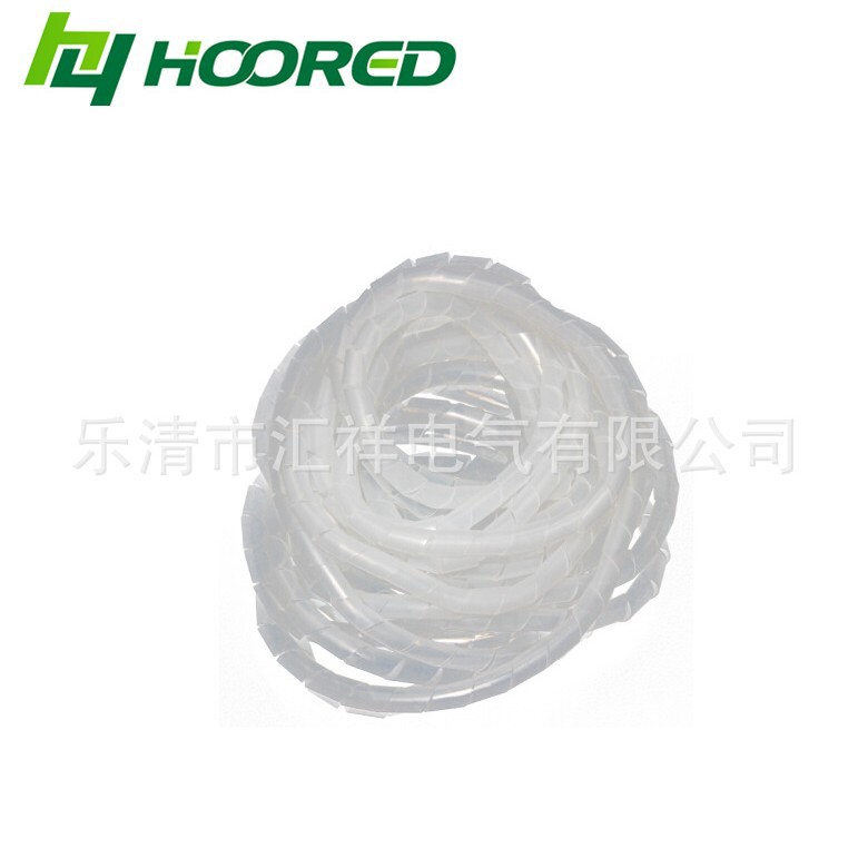 缠绕管理线管 黑色白色收纳绕线 带埋线器 缠绕管6mm黑色 10M