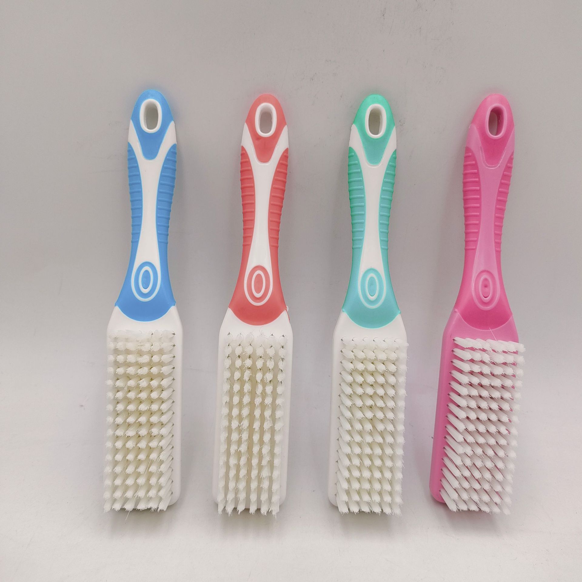 Doble color mango largo nano cepillo de zapatos