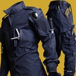 新式执勤消防作训服战斗训练迷彩服工作服耐磨工装作战战术套装男