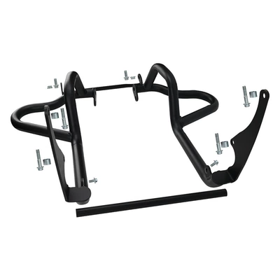 foldable backrest, rear rack, side — Motorcycle bumper