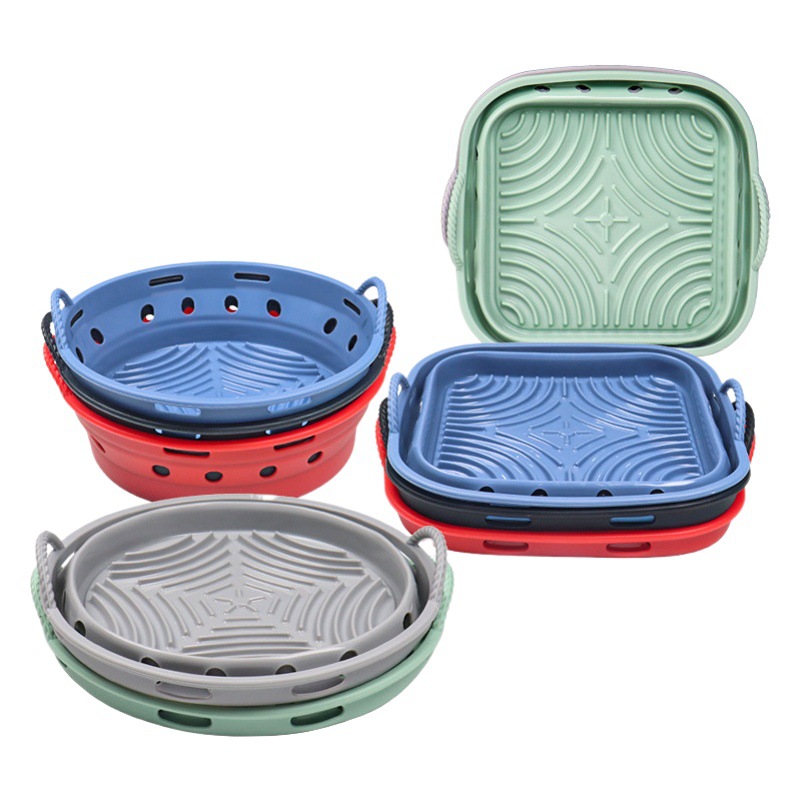 Quinta generación Nuevo Aire sartén estera bandeja de hornear de silicona de convección multifuncional de silicona barbacoa estera repetible