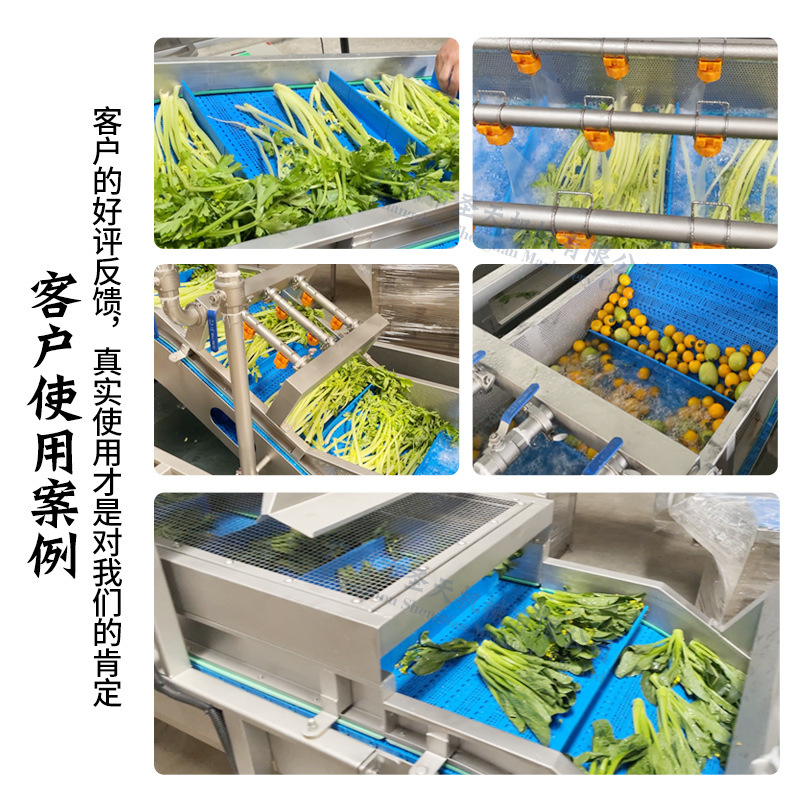 large Gross food Jingcai machining Assembly line Flexible Packaging Vegetables Air drying Production Line clean Assembly line