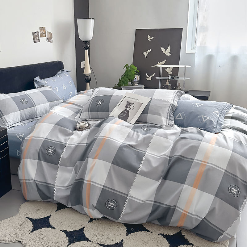 100% algodón colcha cubierta de colcha una sola pieza 150x200x230 algodón cuatro estaciones colcha universal cama de cuatro piezas set4