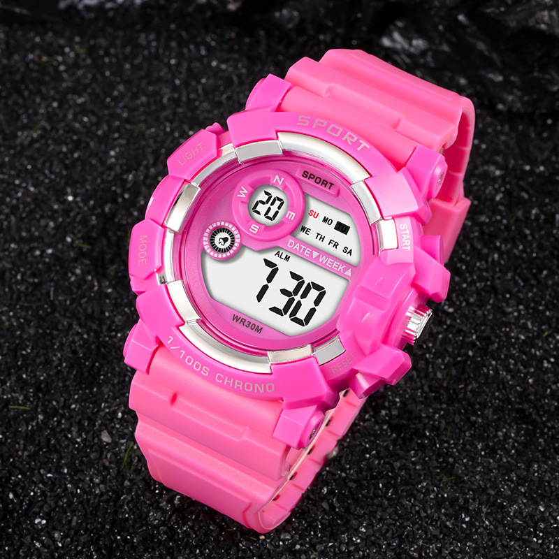 Nuevo reloj electrónico de deportes al aire libre juvenil multifuncional alarma de luz nocturna relojes electrónicos fabricantes al por mayor