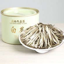 白毫银针高山白茶福鼎工艺头采银针茶叶花香白茶新茶一芽两叶罐装