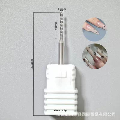 Cross-border bestseller 1.0mm/1.2mm perforated Dırnaq bəzəkləri - 12mm