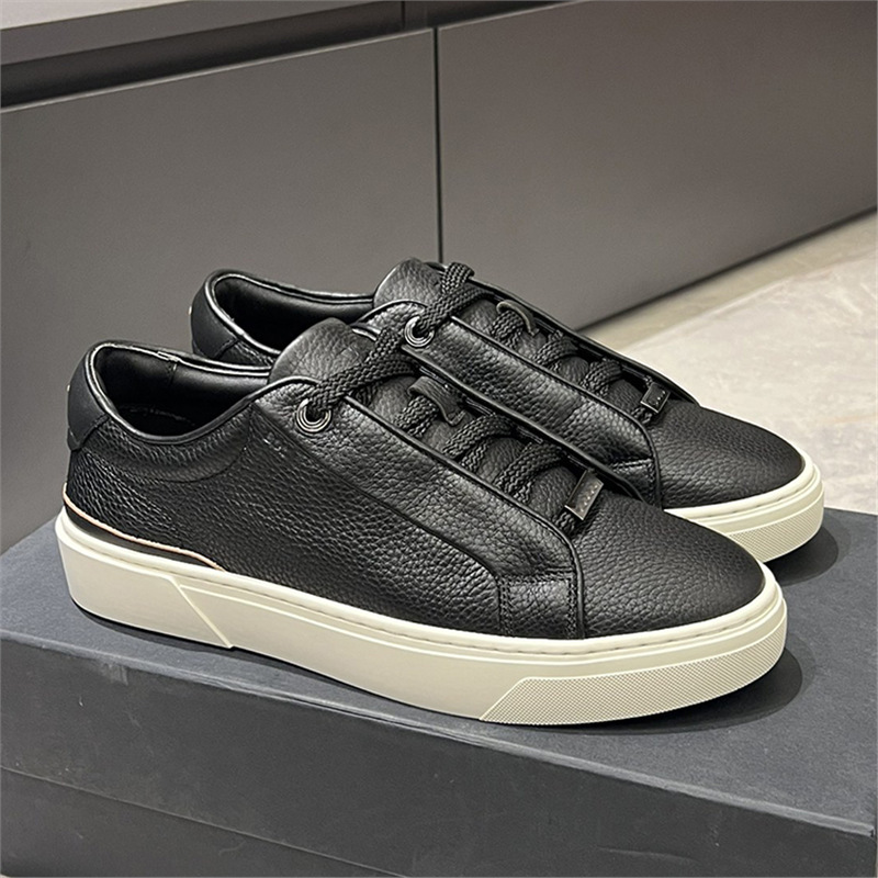 Men's Shoes 2026 Spring New Style Genuine Leather Breathable White Shoes Trendy Fashion Versatile Casual Shoes Men's Low-Top Sneakers Men's Shoes 2026 Spring New Style Genuine Leather Breathable White Shoes Trendy Fashion Versatile Casual Shoes Men's Low-Top Sneakers