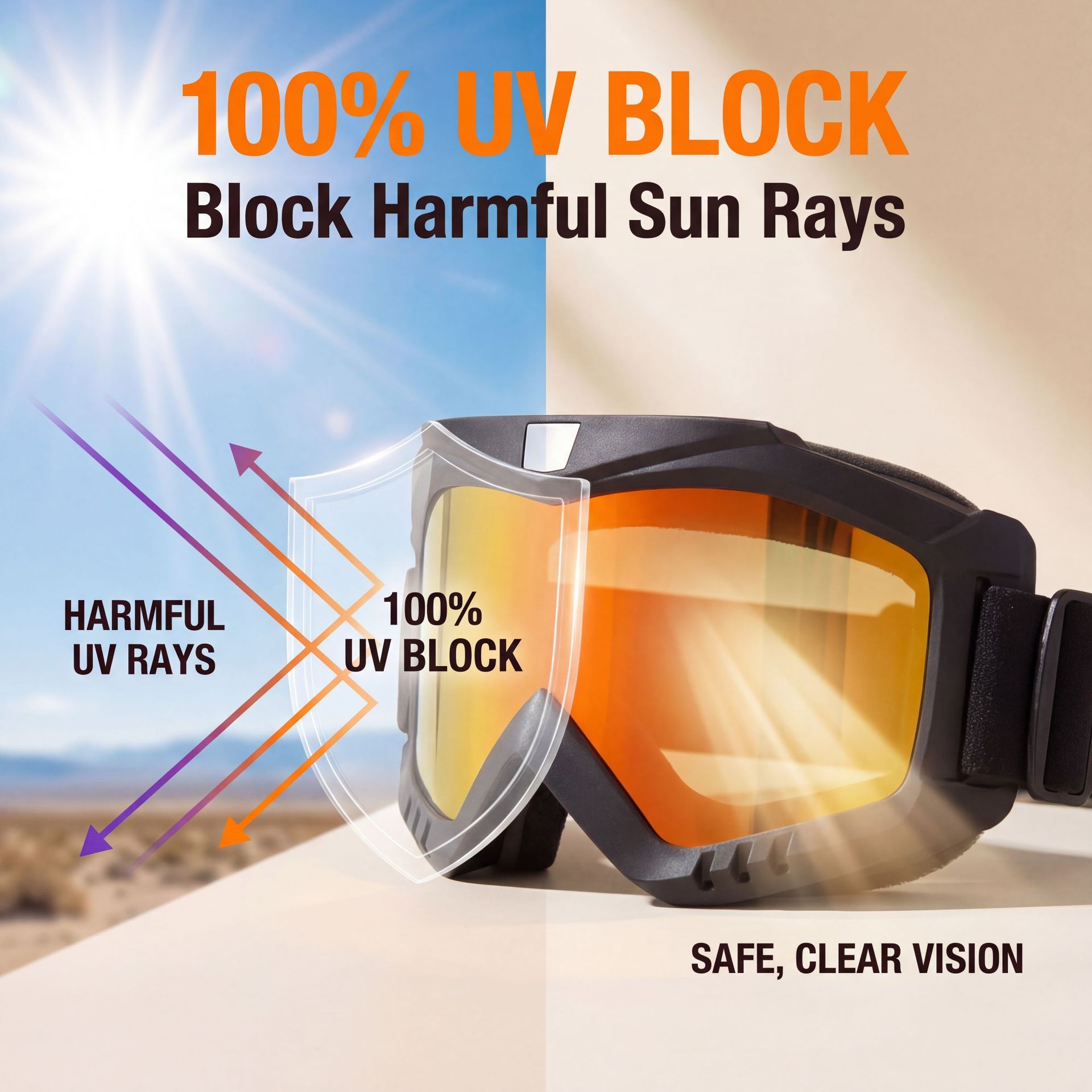 Cross-Border Cycling Goggles, Protective Glasses, Wholesale Motorcycle Goggles, In-Stock Face Masks, Off-Road Face Protection, Wind and Sand Gear