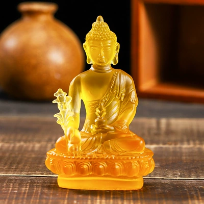 car decoration wholesale | Car ornaments - 125cm-high-medicine-buddha-yellow