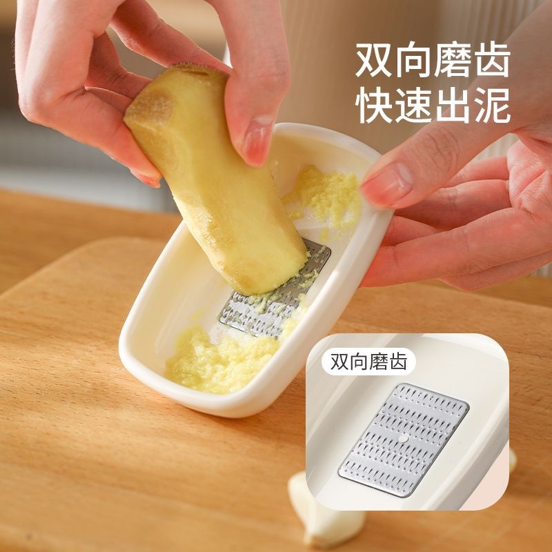 Mastillo de jengibre molido, artefacto de la cocina, moledor de jengibre molido a mano, moledor de jengibre molido a mano, moledor de jengibre molido a mano, disco de molienda de jugo de jengibre