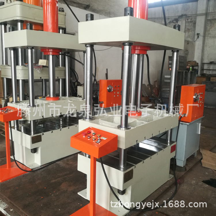 厂家定做新型三梁液压机 可压制茶粒茶饼100T四柱三梁液压机