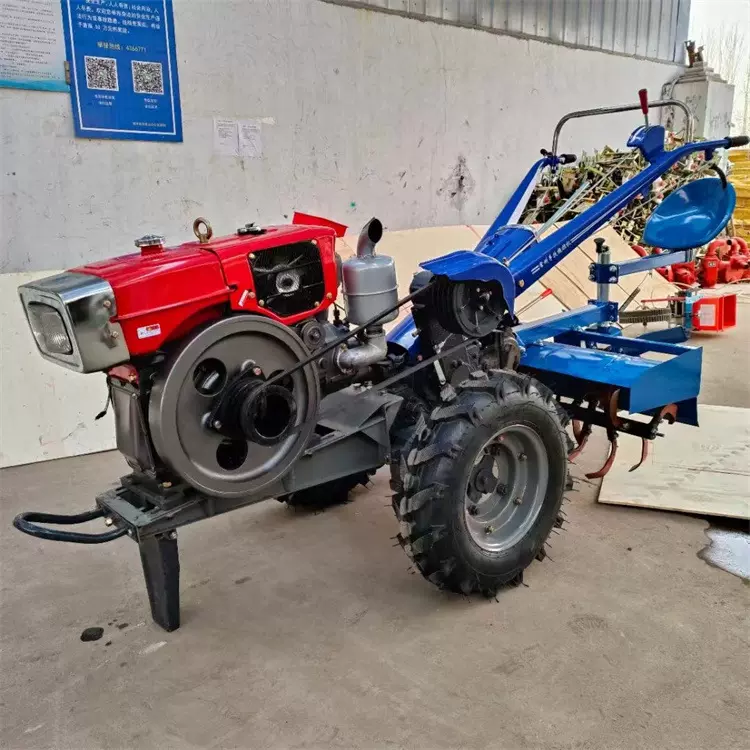 12马力手扶拖拉机 水田轮耕地机旋耕机犁地机
