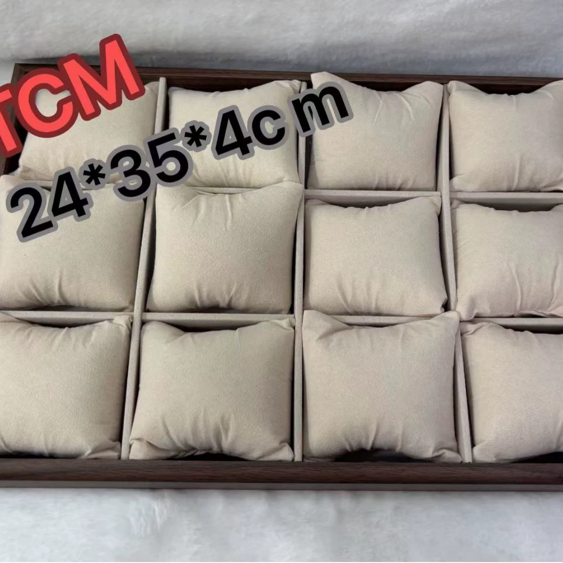 Серьги из черного ореха с текстурой дерева, ожерелье, кольцо, ювелирная витрина, браслет, серьги, часы, коробка для хранения и организации ювелирных изделий