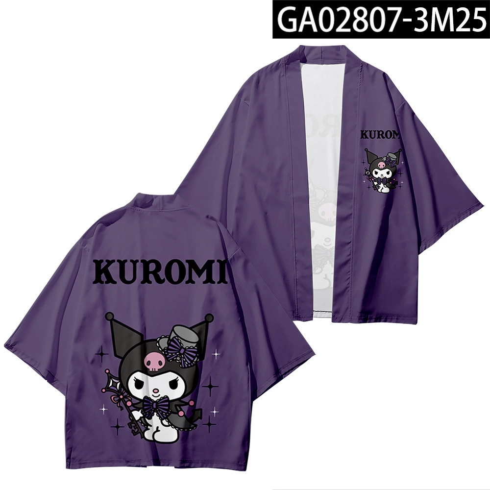 Японская очаровательная Windwood Kuromi Kuromi плащ столица 3D цифровая печать прямые продажи с фабрики