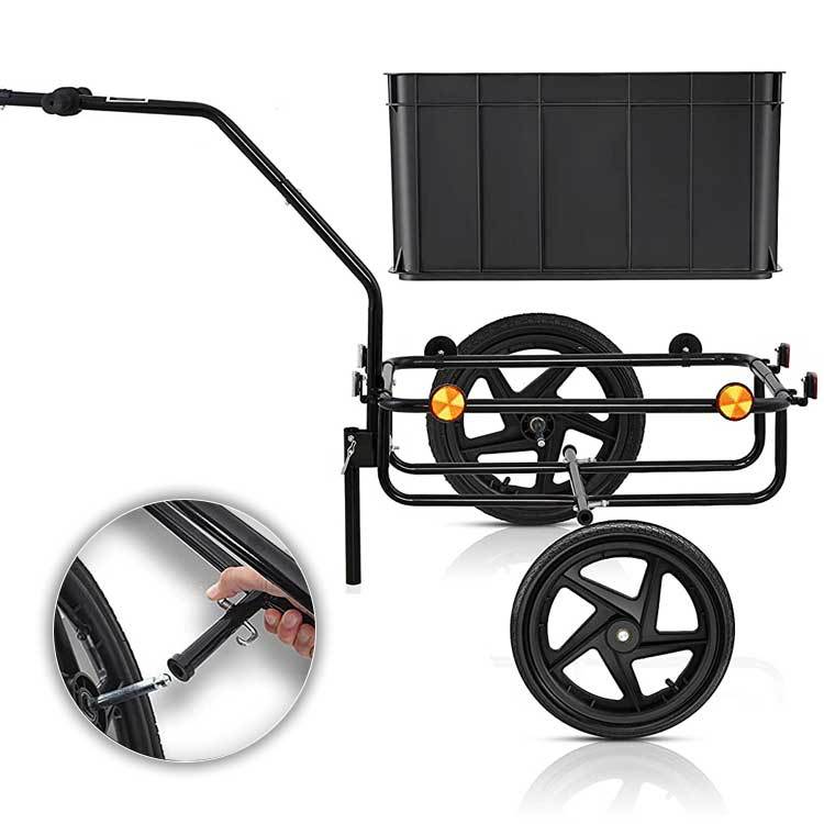 自行车拖车挂车宠物货物小拖斗车后挂式拖车