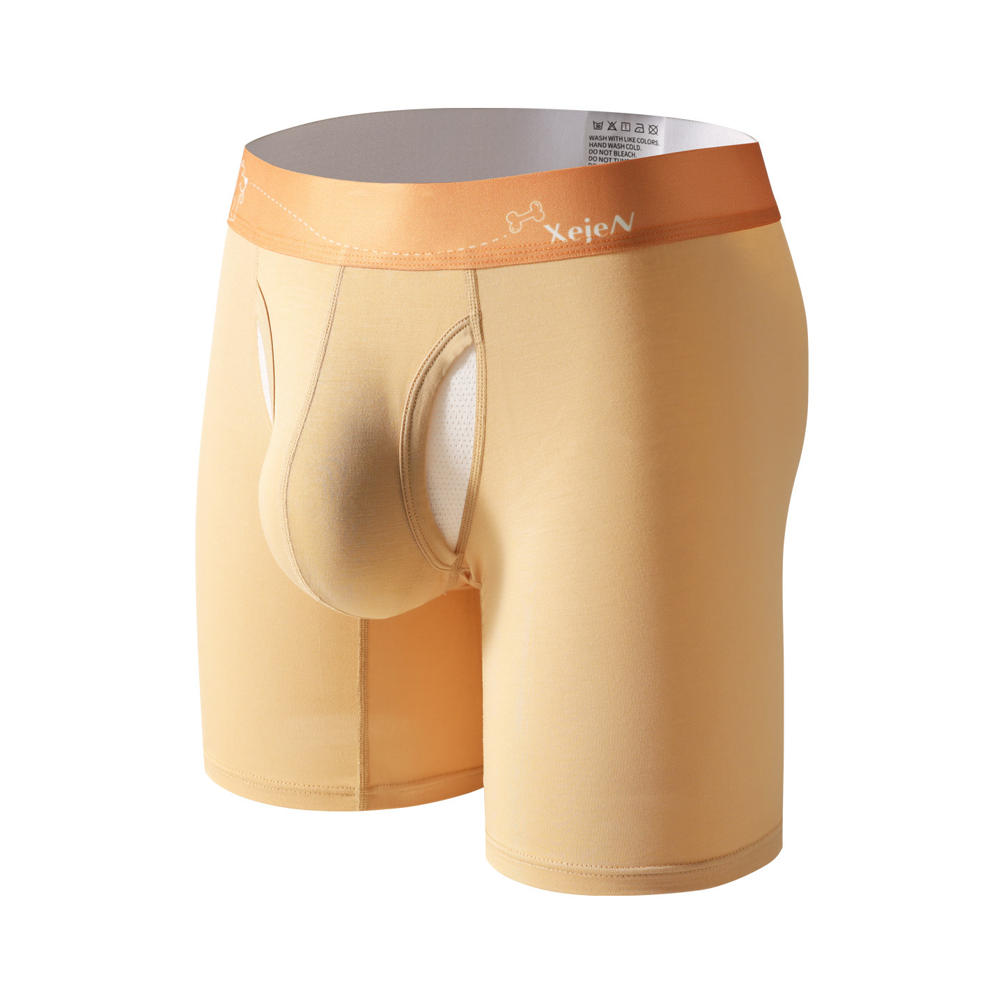 Long Cut-Out Double-Sided Sexy Breathable Sweat-Absorbent Open Large Empty Cabin Gun Bullet Separation Men's Boxer Briefs