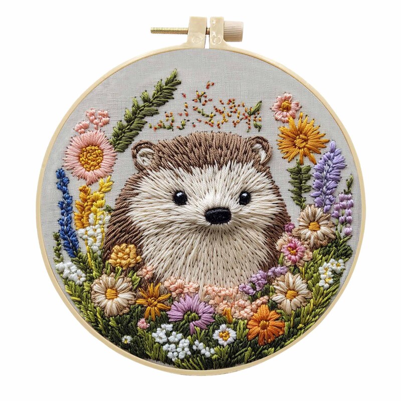 オリジナルクロスボーダーハリネズミ手作り刺繍diy材料バッグ|undefined