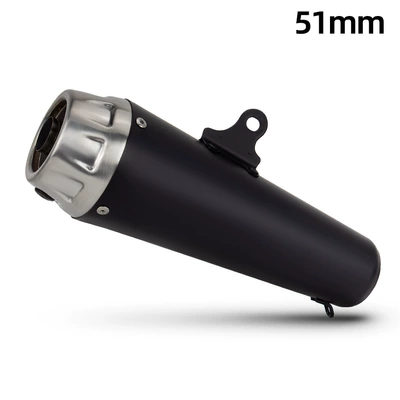 Motorcycle exhaust pipe Italian Arrow Domestic Arrow Brand - stainless-steel-black-51mm-welded-lifting-lugs