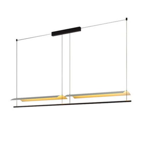 Designer modern minimalist long restaurant chandelier personalized creative office tea room study front bar chandelier