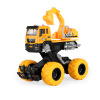 Metal inertia off-road transformer, car model for boys, suitable for import, new collection, fire truck