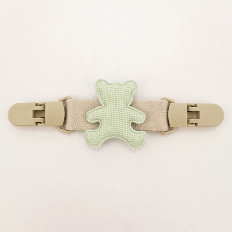 INS estilo coreano clip de suspensión oso pantalones de tirantes para niños clip anti-caída clip de la correa del hombro soporte de la falda de la suspensión antideslizante artefacto de hombro