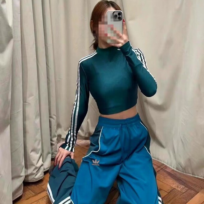 男女パンツ 2025 春織りストレートワイドレッグパンツカジュアルパンツスポーツパンツ 3480|undefined