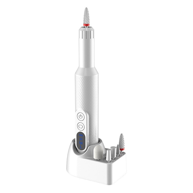 Cross-Border Nail Polishing Machine, Rechargeable Nail Grinder, 1.8W Pen-Style Portable Electric Nail Grinder