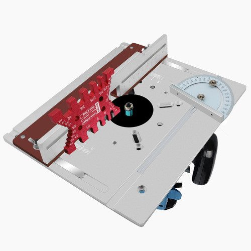 H8 aluminum alloy bakelite milling and chamfering trimming machine flip board carpentry multifunctional lifting workbench tenon clamping gauge