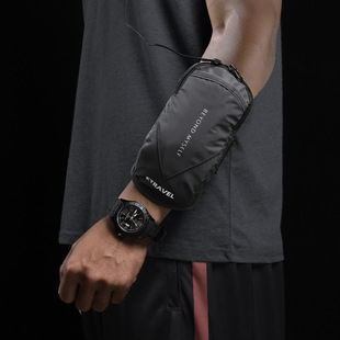 Etravel Running Arm Bag Multifunctional Lightweight Waterproof and Sweatproof Night Fully Reflective Fitness Sports Arm Bag