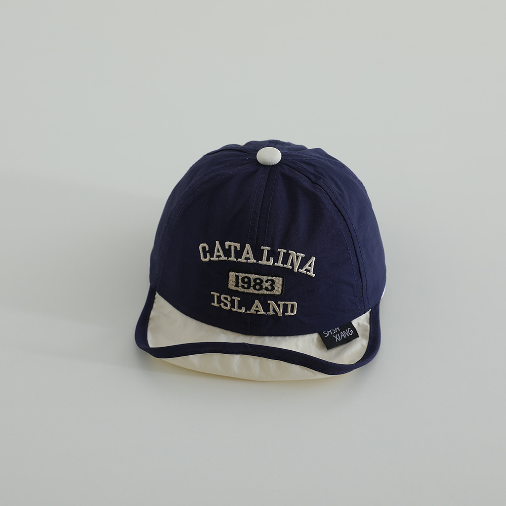 Sombreros para bebés primavera y verano nuevos sombreros de secado rápido sombreros de protección solar sombreros de lengua de pato sombreros de béisbol para bebés con bordes blandos