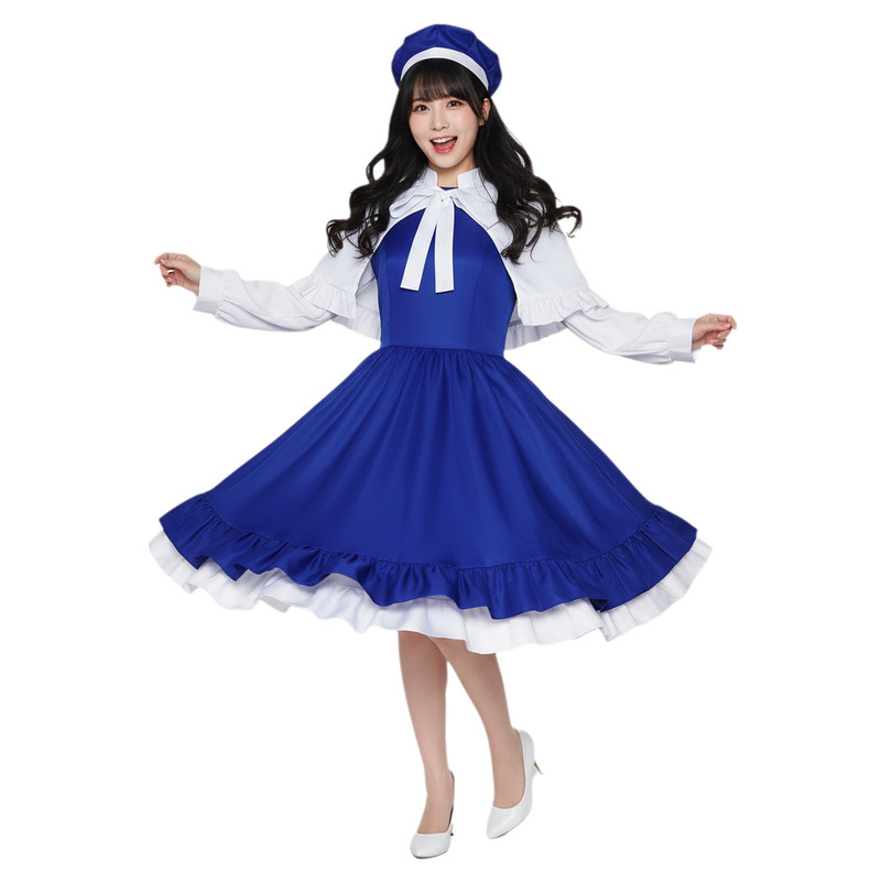 Cardcaptor Sakura Cosplay Costume Daidouji Tomoyo Cosplay Two-Dimensional Character Role-Playing Halloween Stage Costume