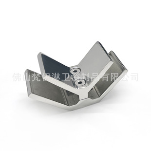 304 stainless steel outdoor frameless glass railing bracket fixed clip terrace corridor glass handrail hardware accessories