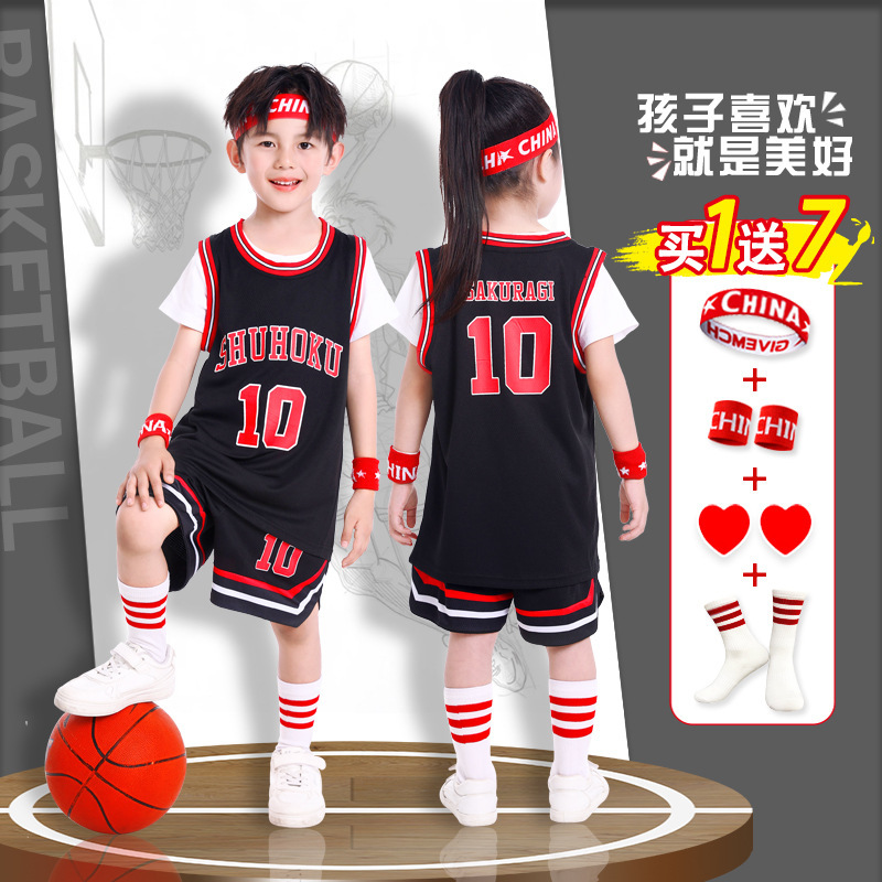 子供バスケットボールユニフォームスーツ速乾性男の子ネザ幼稚園パフォーマンスユニフォーム小学生競技チームユニフォームコービーユニフォーム|undefined